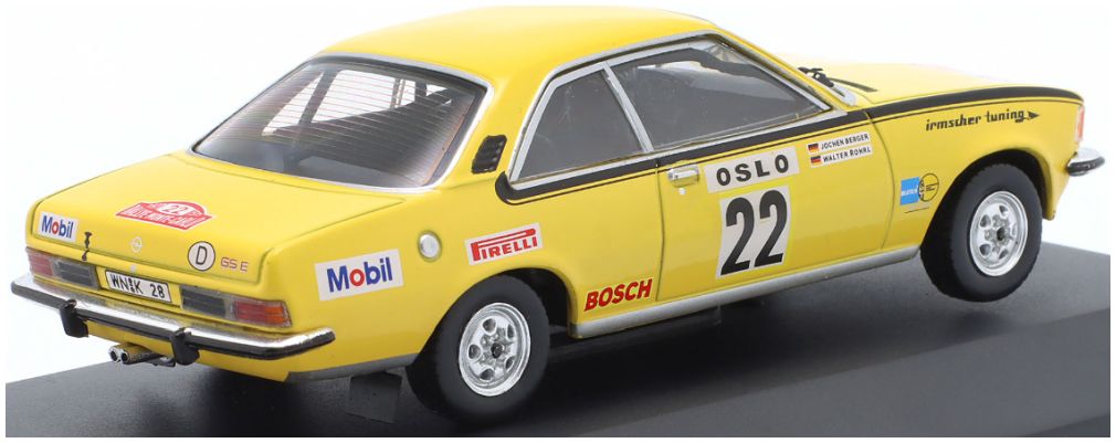 Opel Commodore B GS E 22 Rallye Monte Carlo 1973 Rohrl Berger John